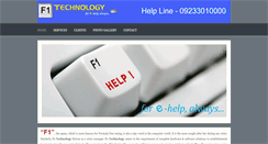 Desktop Screenshot of f1technology.in